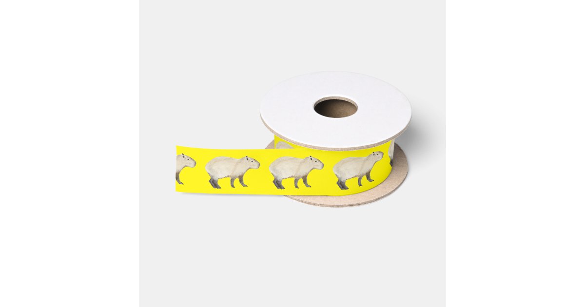 Capybara Satin Ribbon | Zazzle