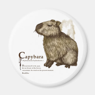 capybara - sepia magnet