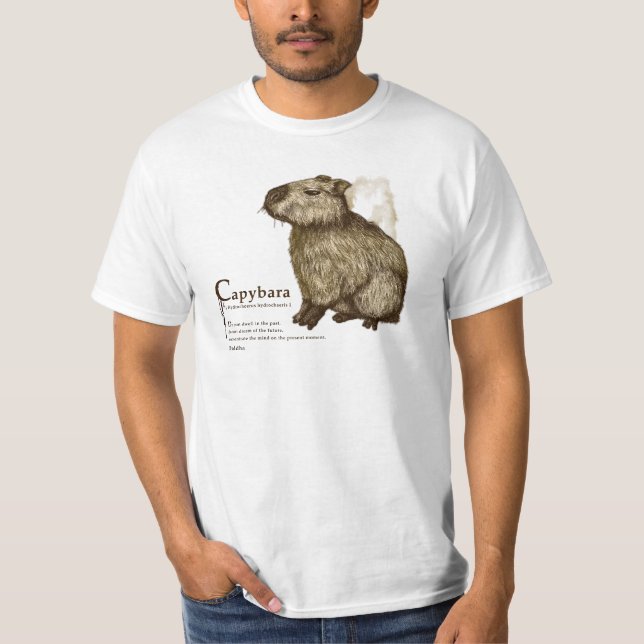 capybara - sepia T-Shirt (Front)