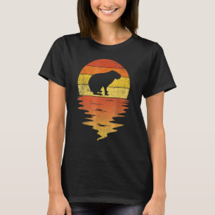Capybara shirt 70s vintage retro sunset Capybara