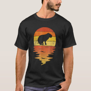 Capybara shirt 70s vintage retro sunset Capybara