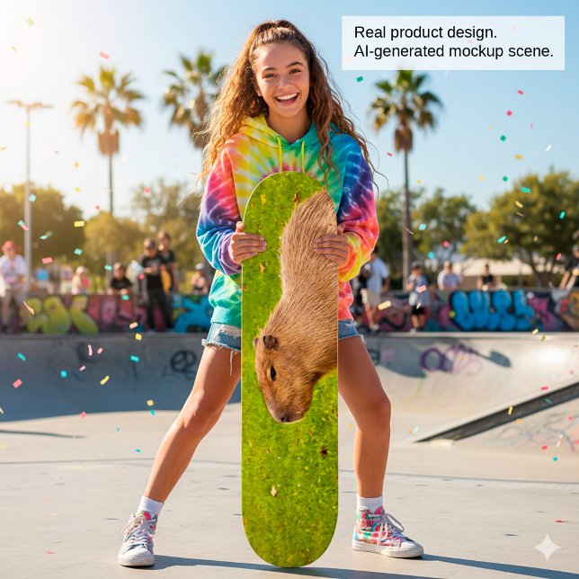 Capybara Skateboard Deck (Creator Uploaded)