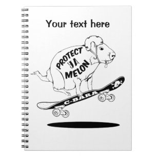 Capybara Skateboard Ollie Notebook