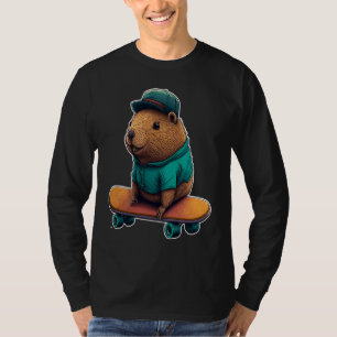 Capybara Skater Grind Ollie and Rep your love for  T-Shirt