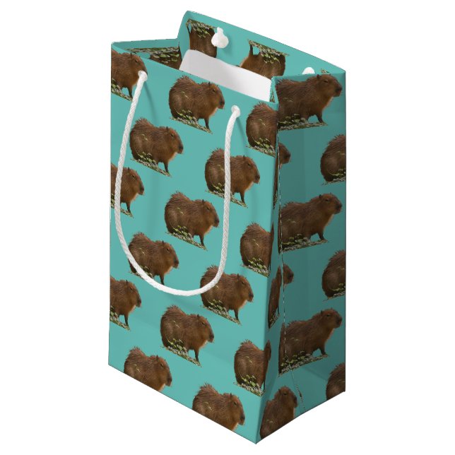 Capybara Small Gift Bag (Front Angled)