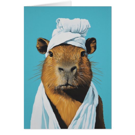 Capybara Spa Day Cards (Front)