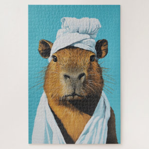 Capybara Spa Day Jigsaw Puzzle