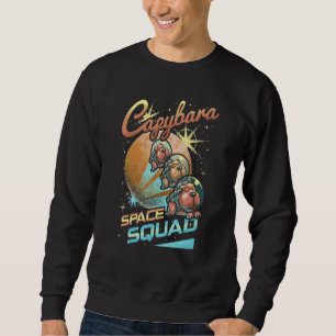 Capybara Space Squad  Animal   Capybara Sweatshirt