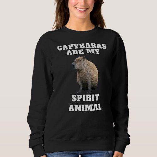 Capybara Spirit Animal Sweatshirt