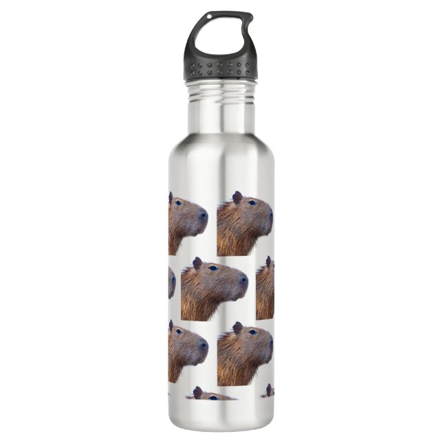 Capybara Stainless Steel Water Bottle (Front)