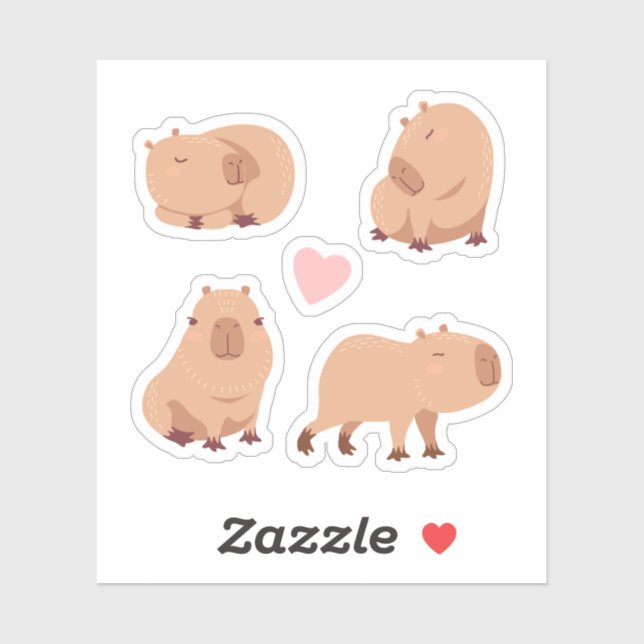 Capybara Sticker (Sheet)