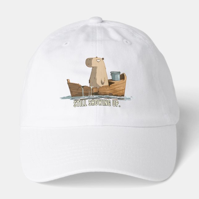 Capybara Still Showing Up Hat (Front)