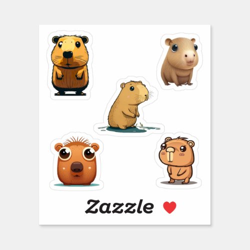 Capybara Super Sticker Pack
