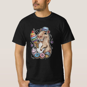capybara sweets donuts cupcakes candies T-Shirt