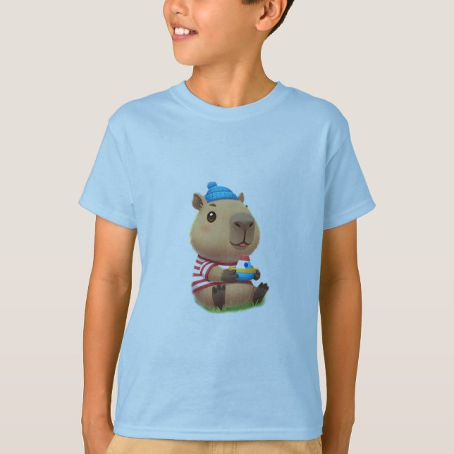 Capybara T_shirt boy T-Shirt (Front)
