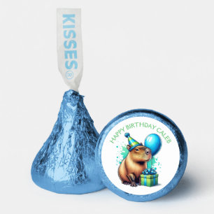 Capybara Themed Boy's Birthday Party Hershey®'s Kisses®