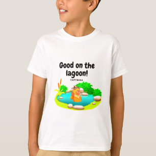 Capybara themed T-shirt with fun message.