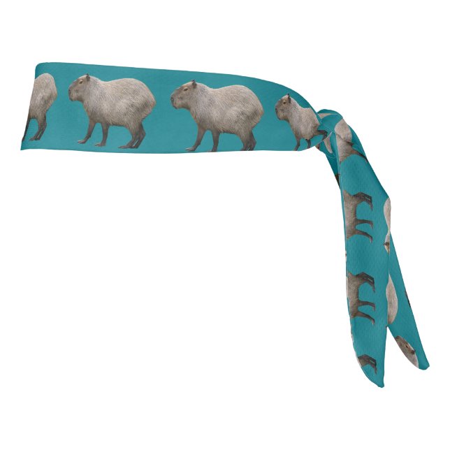 Capybara Tie Headband (Rotate 90)