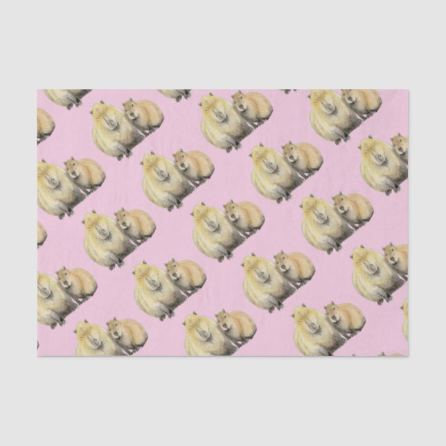 Capybara Tissue Paper (Front)