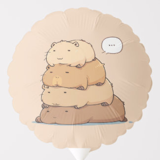 Capybara Tower Balloon