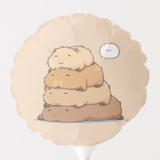 Capybara Tower Balloon