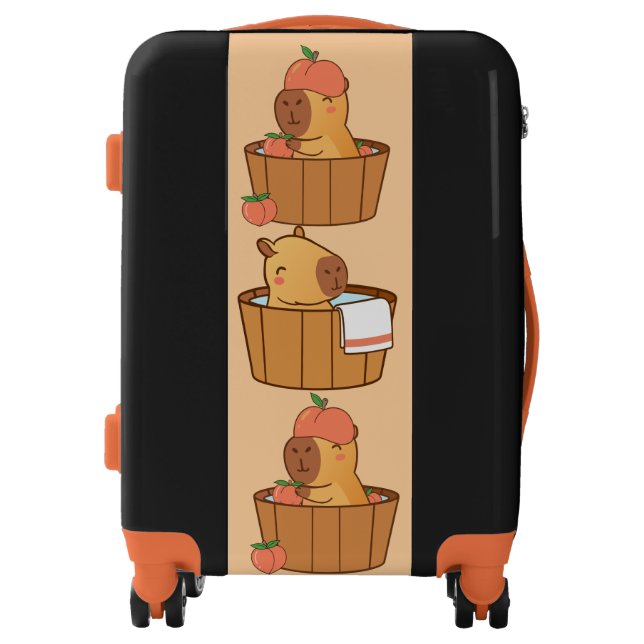 Capybara Travel Bag – Cute and Cozy Adventure (Front)