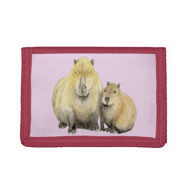 Capybara Tri-fold Wallet (Front)