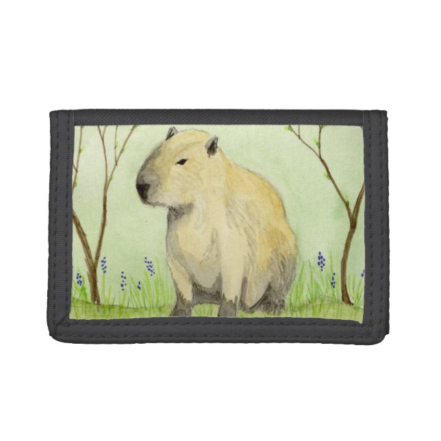 Capybara Tri-fold Wallet (Front)