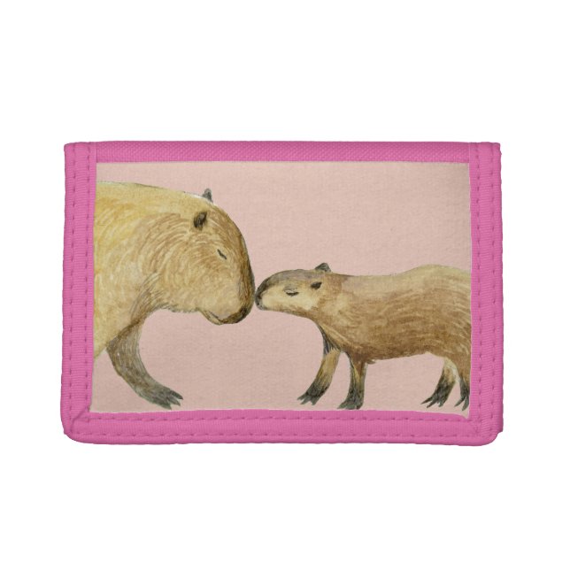 Capybara Trifold Wallet (Front)
