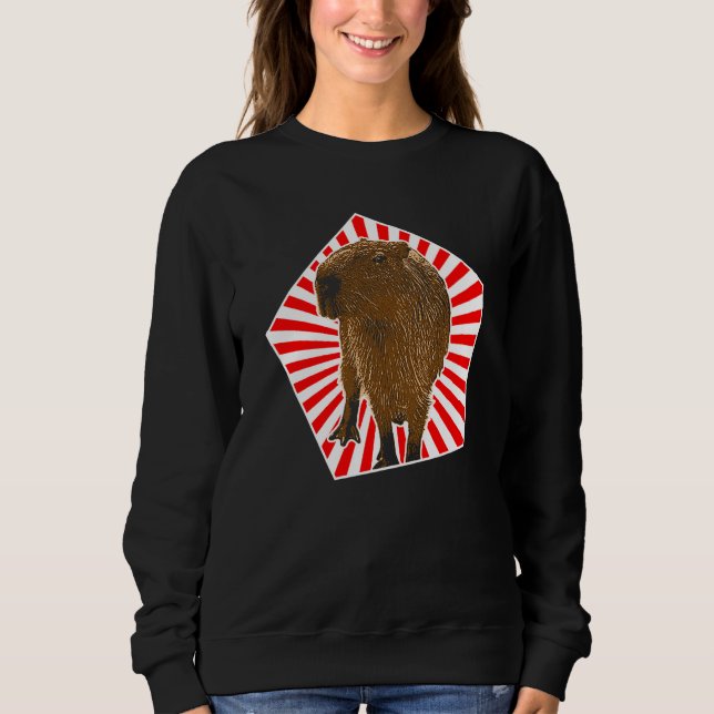 Capybara Vintage Capybara Sweatshirt (Front)
