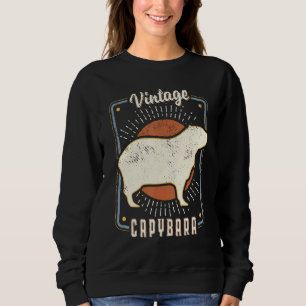Capybara Vintage Retro Classic Animal Love Sweatshirt