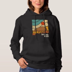 Capybara Vintage Retro Style Animal Don't Worry Be Hoodie