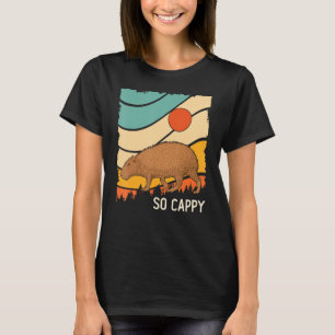 Capybara Vintage Retro Style Wild Animal Capybara T-Shirt