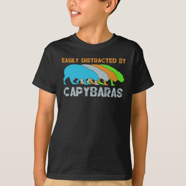 CAPYBARA Water Pig Funny Capybaras T-Shirt (Front)