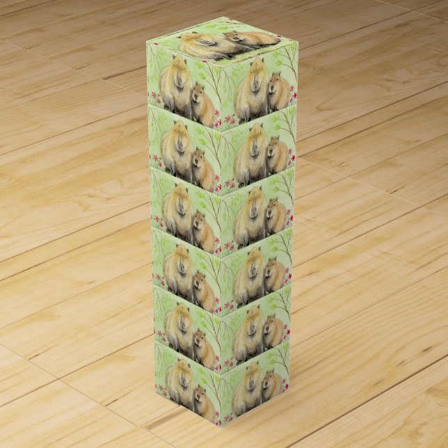 Capybara Wine Box (Front)