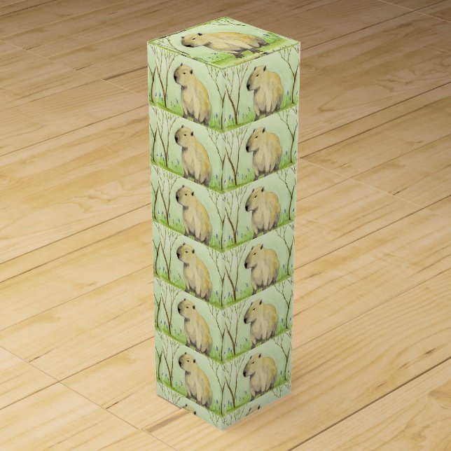 Capybara Wine Box (Front)