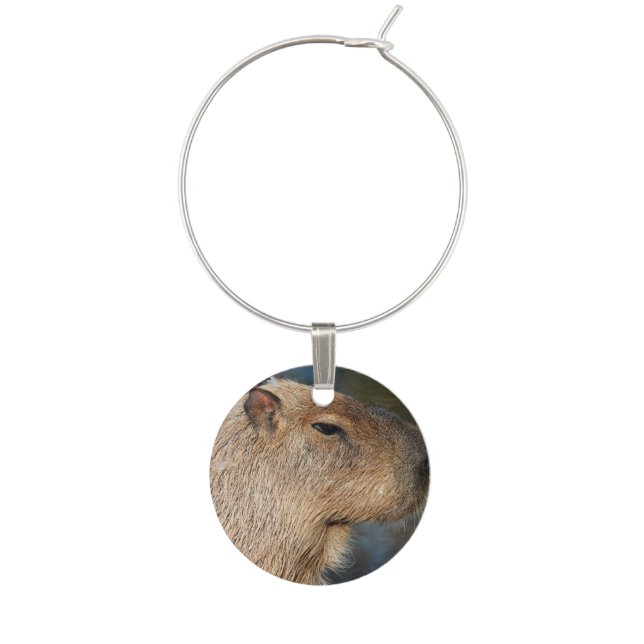 Capybara Wine Charm (Front)