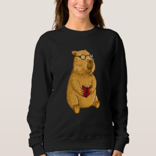 Capybara with Glasses Sweatshirt