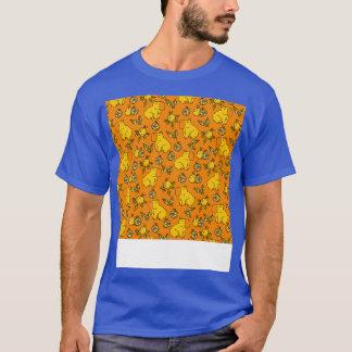 Capybara With Oranges Leaves by Tobe Fonseca T-Shirt