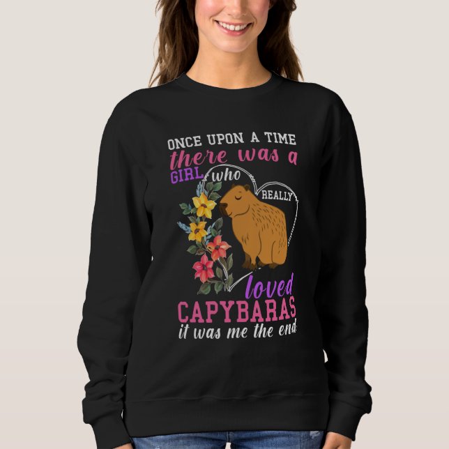 Capybara Women Love Capybara Sweatshirt (Front)