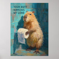 Capybara Your Butt Napkins