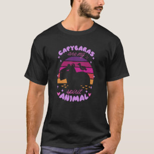 CAPYBARAS ARE MY SPIRIT ANIMAL Capybara Sunset Me T-Shirt