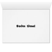 Capybaras in water cards (Inside Horizontal (Bottom))