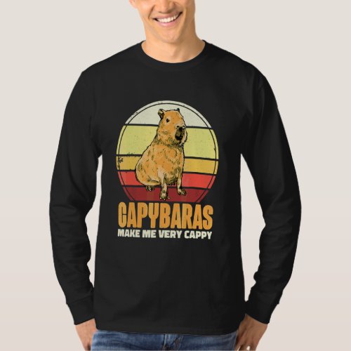 Capybaras Make Me Very Cappy T-Shirt