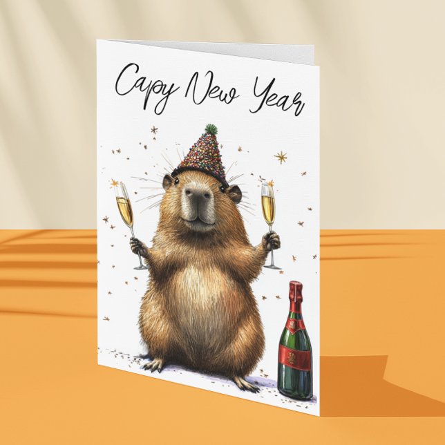Capybaras New Year  Card (Creator Uploaded)