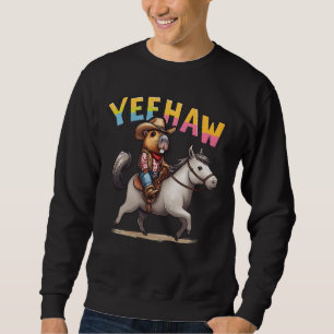 Capybaras ride costume Capybara & horse lovers Sweatshirt