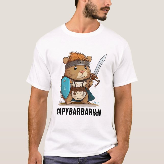 Capybarbarian Tee (Front)