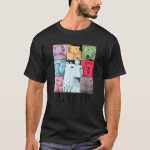 Capyeras Funny Capybara Color Concert Tour Cute An T-Shirt