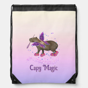 Capyfairy Drawstring Bag