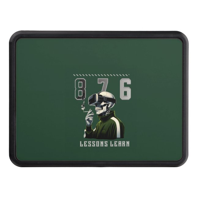 Car 876 LESSONS LEARN Trailer Hitch Cover (Front)